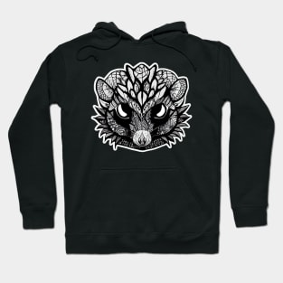 Possum Ink Retro Doodle Drawing Hoodie